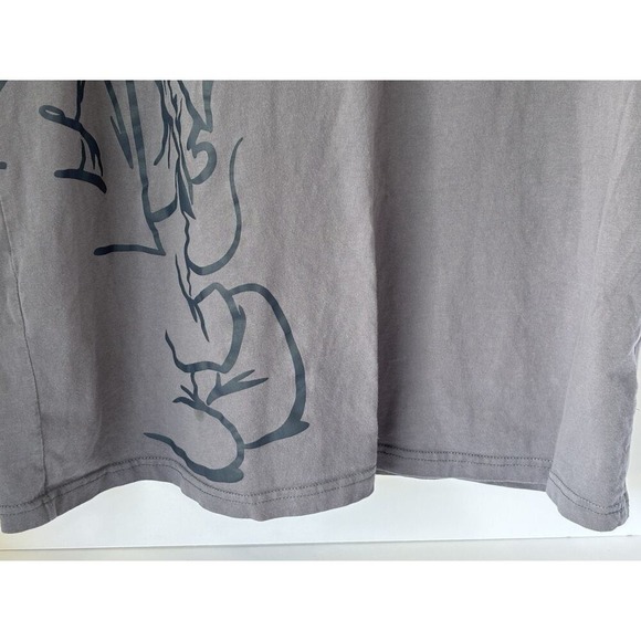 Disney Mickey Mouse Tutto Bene‎ Graphic T-Shirt Gray Short Sleeve Crewneck Tee - Picture 6 of 16